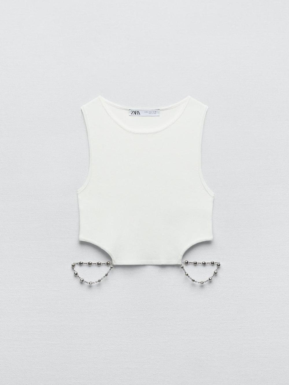 Zara Cut Out Knit Top